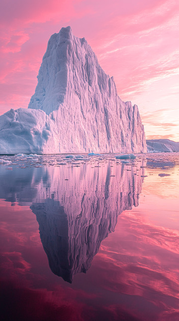 粉色冰山
