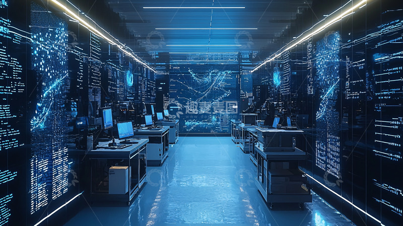 高清大图下载【趣麦麦图】数据中心内部1