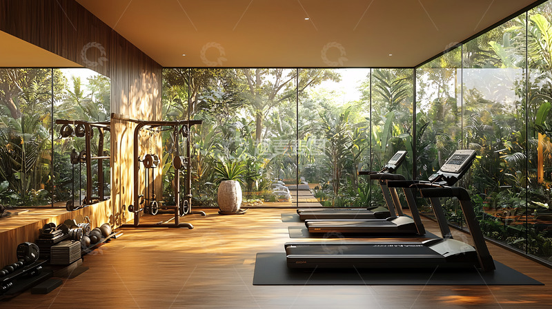 高清大图下载【趣麦麦图】高端健身房
