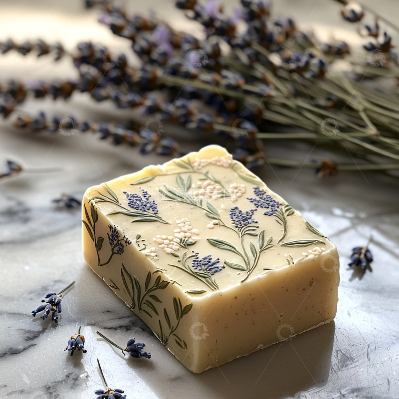 高清大图下载【趣麦麦图】薰衣草手工皂