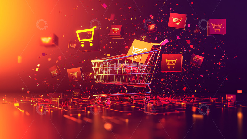 高清大图下载【趣麦麦图】电商购物
