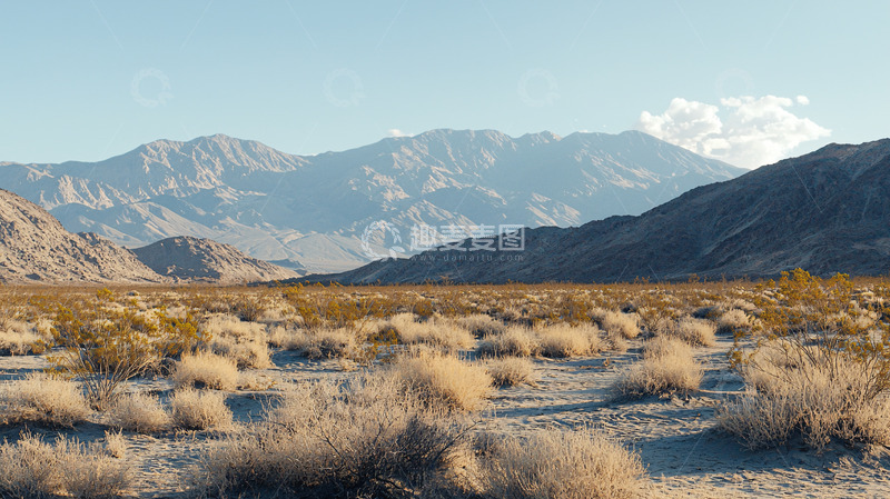 高清大图下载【趣麦麦图】沙漠山脉景观