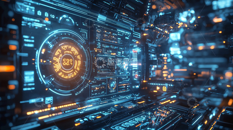 高清大图下载【趣麦麦图】科幻未来科技界面