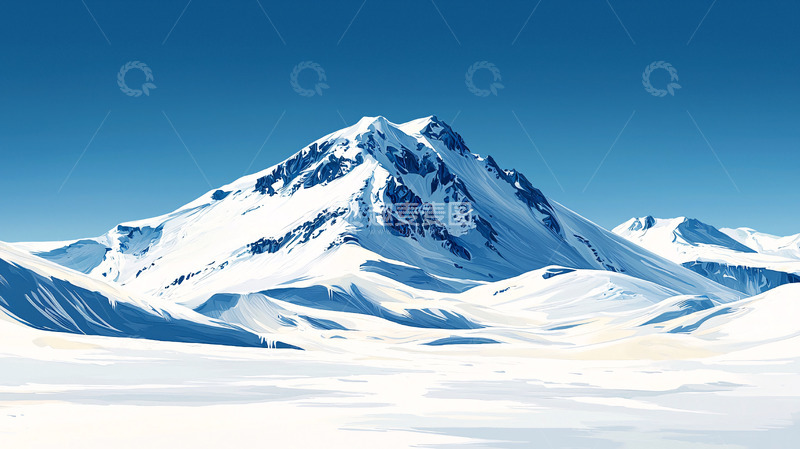 高清大图下载【趣麦麦图】雪山