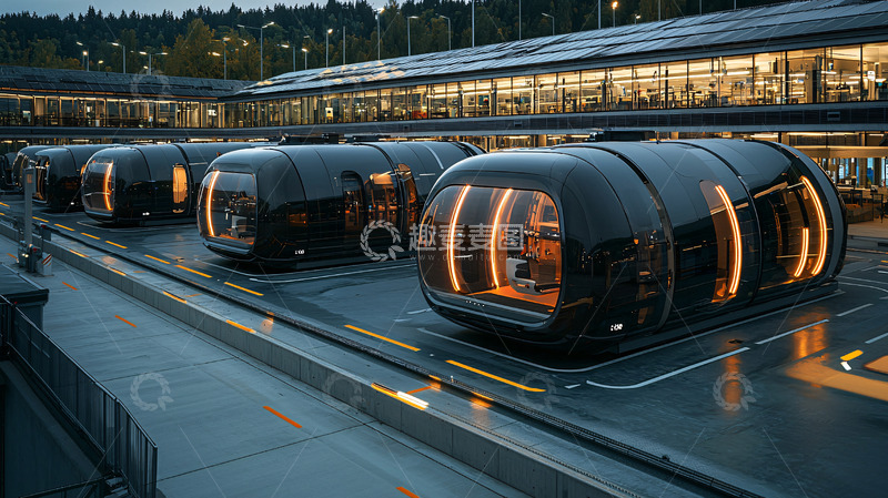 高清大图下载【趣麦麦图】未来交通工具