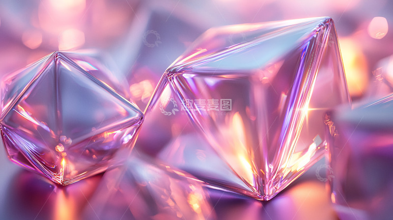 高清大图下载【趣麦麦图】光影晶体