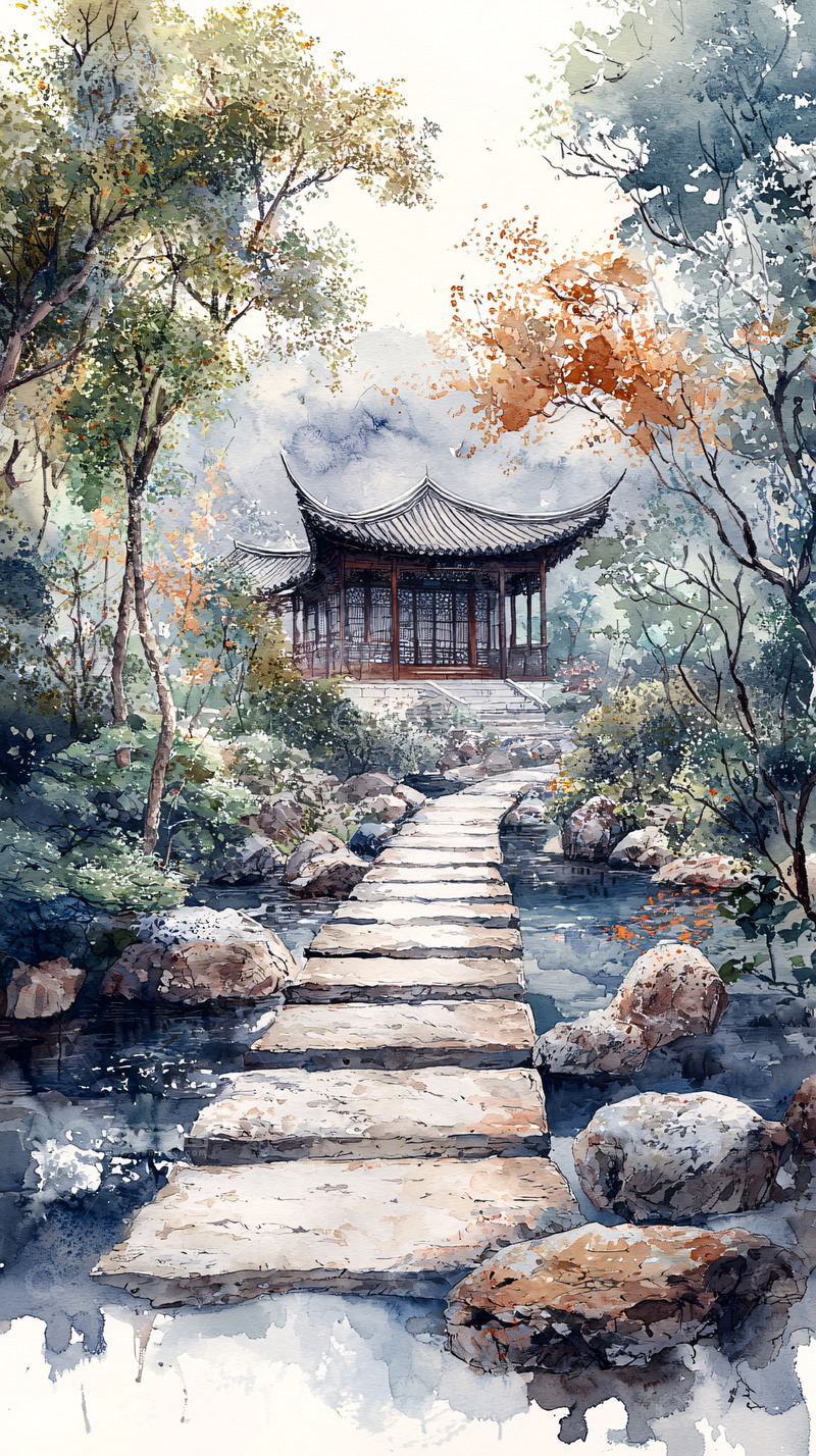 高清大图下载【趣麦麦图】水墨画