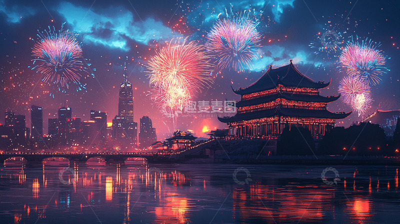 高清大图下载【趣麦麦图】夜景