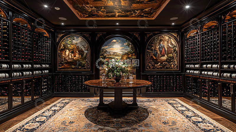 高清大图下载【趣麦麦图】奢华酒窖