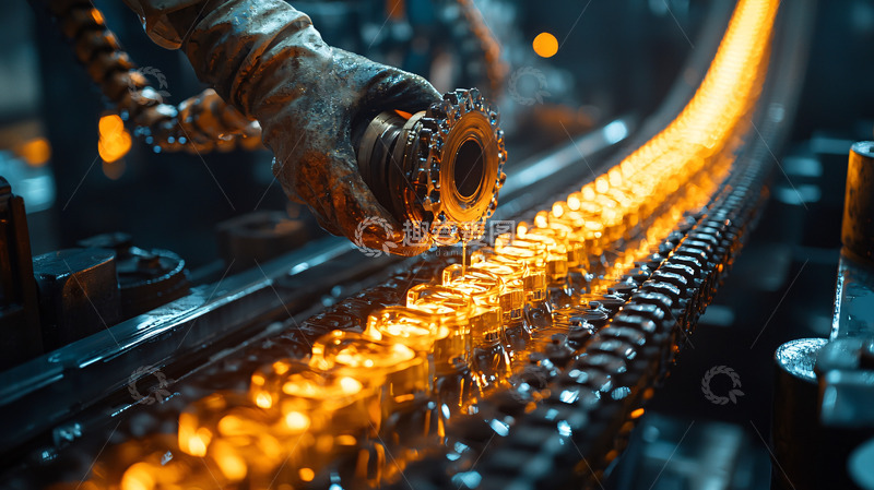 高清大图下载【趣麦麦图】机械手操作炽热金属