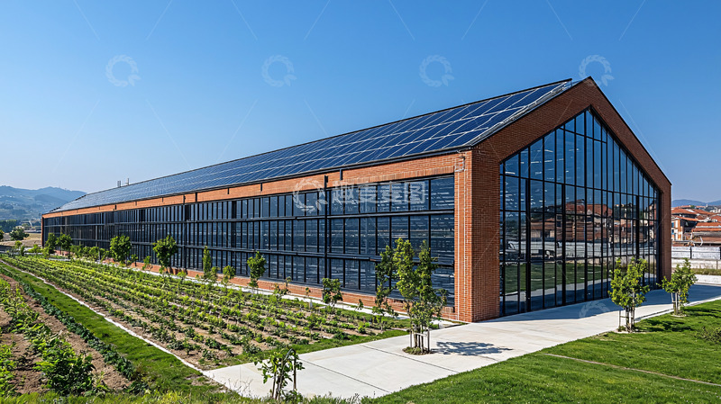 高清大图下载【趣麦麦图】现代农业建筑外观