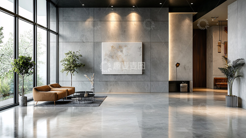 高清大图下载【趣麦麦图】现代简约大堂设计