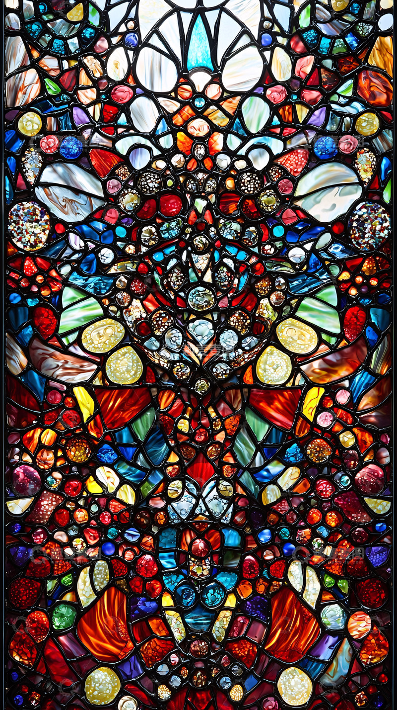 高清大图下载【趣麦麦图】彩色玻璃窗