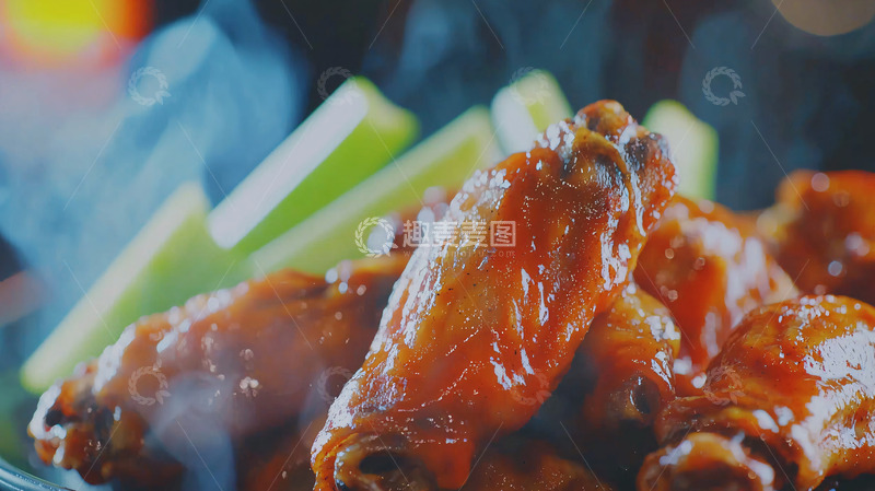 高清大图下载【趣麦麦图】香辣鸡翅