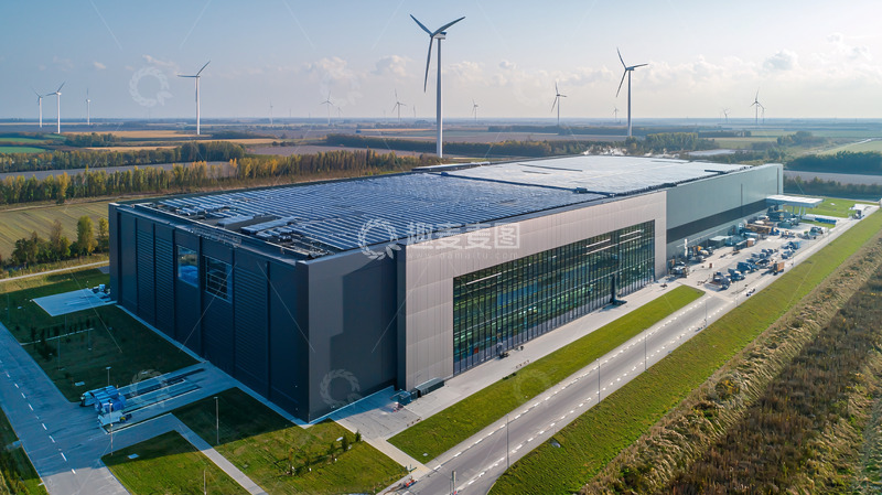 高清大图下载【趣麦麦图】现代大型工业建筑外观