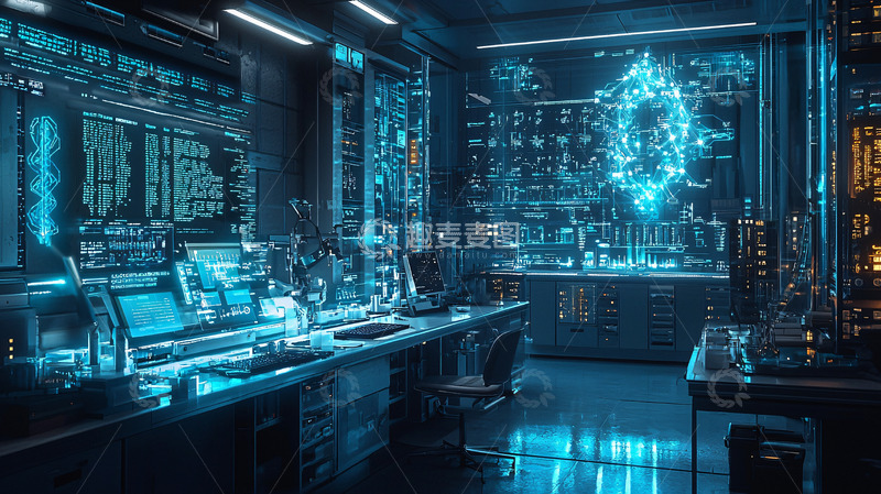 高清大图下载【趣麦麦图】未来科技实验室