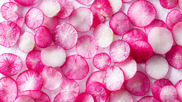 红萝卜薄片背景图