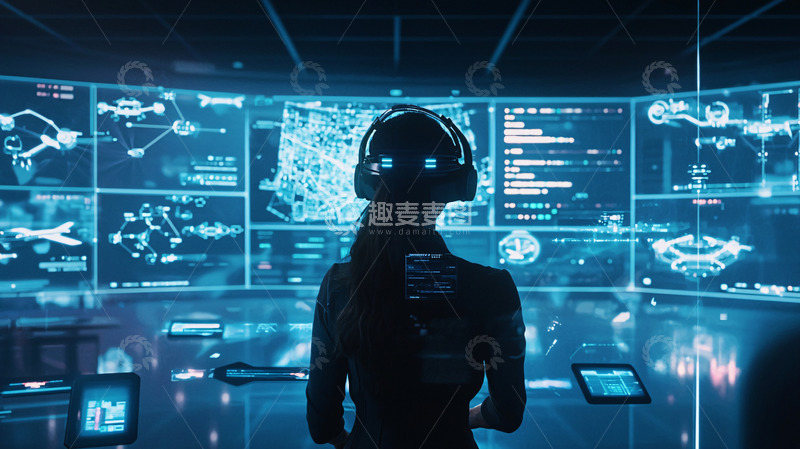 高清大图下载【趣麦麦图】黑客