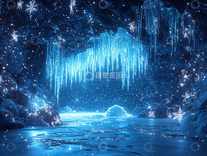 高清大图下载【趣麦麦图】冰雪洞穴