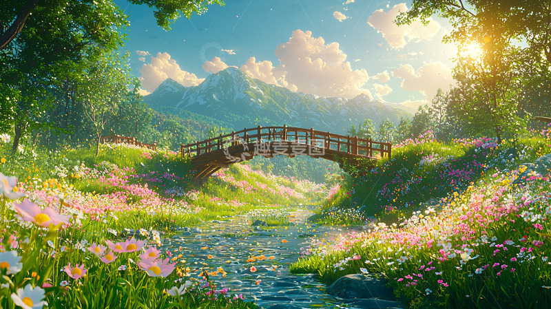 高清大图下载【趣麦麦图】生机勃勃的田园风光