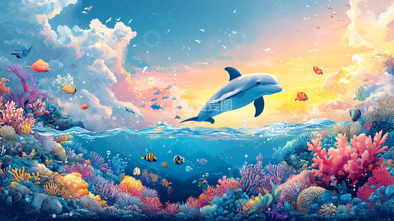 高清大图下载【趣麦麦图】海洋生物