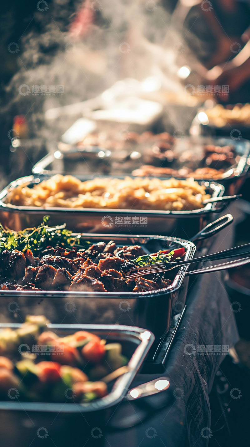 高清大图下载【趣麦麦图】自助餐美食