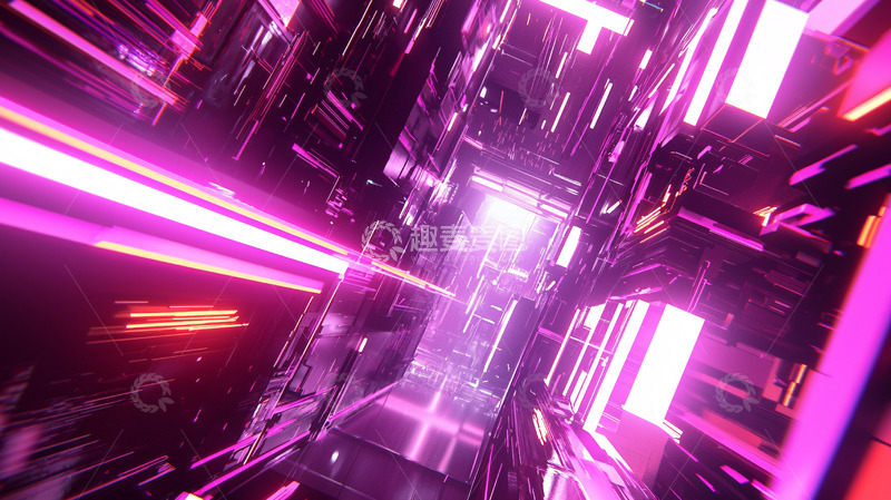 高清大图下载【趣麦麦图】未来科技感通道