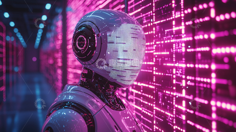 高清大图下载【趣麦麦图】未来机器人科幻场景