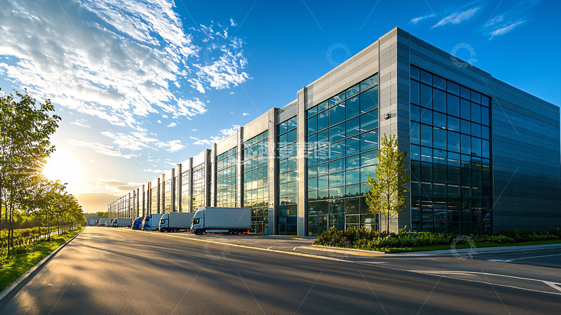 高清大图下载【趣麦麦图】现代化的仓库建筑