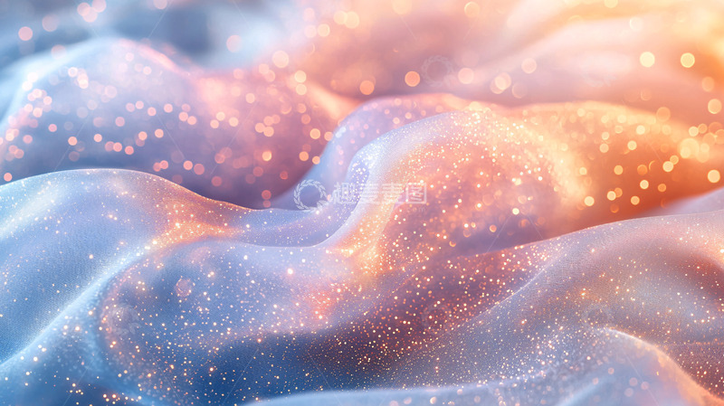 高清大图下载【趣麦麦图】轻柔梦幻的渐变色丝绸