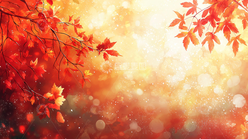 高清大图下载【趣麦麦图】秋季红叶