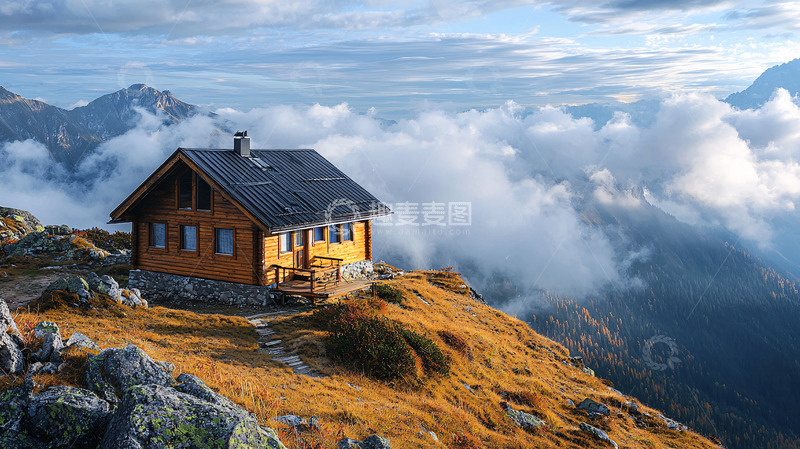 高清大图下载【趣麦麦图】山顶小屋