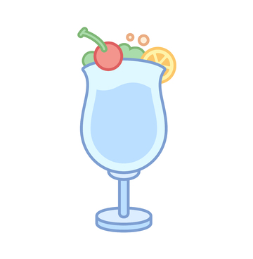 卡通简笔画饮料插画元素