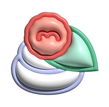 可爱膨胀风立体甜点