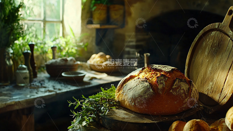 高清大图下载【趣麦麦图】乡村面包