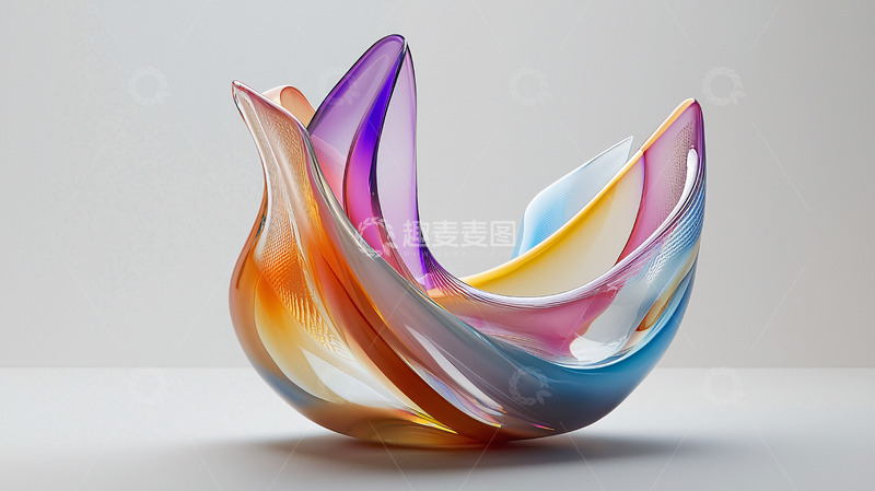 高清大图下载【趣麦麦图】彩色玻璃艺术品