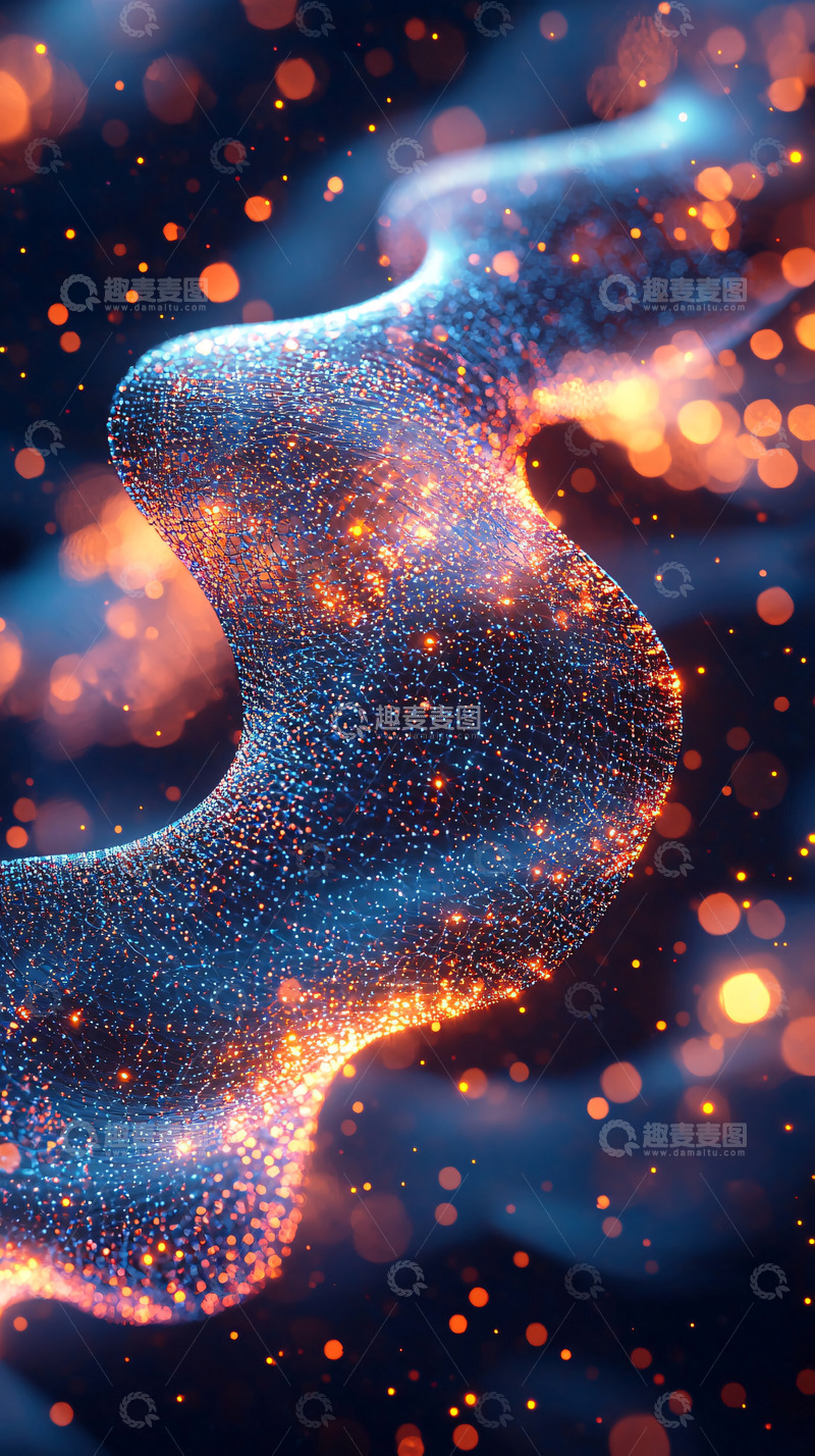 高清大图下载【趣麦麦图】光影流体