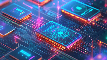 科技感手机安全系统