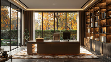 高端大气书房设计