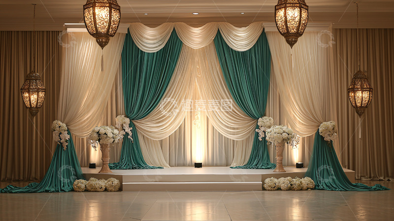 高清大图下载【趣麦麦图】舞台背景