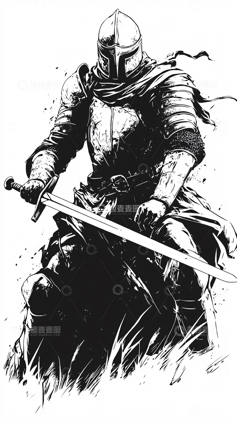 高清大图下载【趣麦麦图】骑士