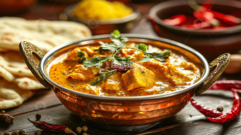 高清大图下载【趣麦麦图】咖喱鸡肉