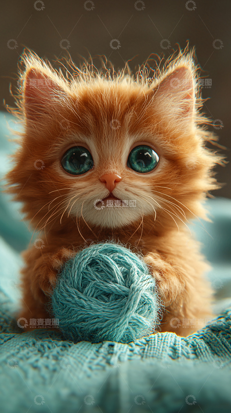 高清大图下载【趣麦麦图】萌宠小猫