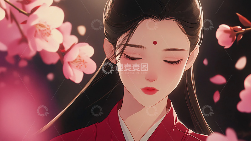 高清大图下载【趣麦麦图】古风美女