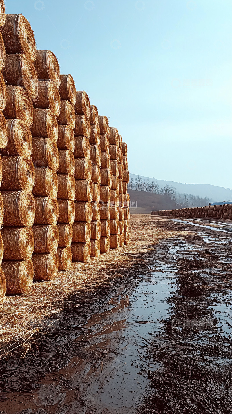 高清大图下载【趣麦麦图】稻草卷