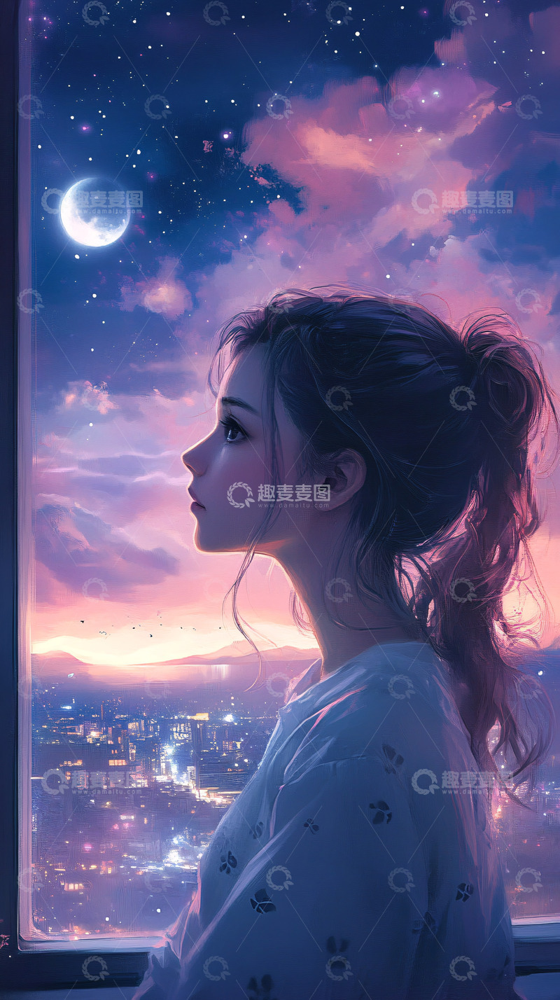 高清大图下载【趣麦麦图】女孩