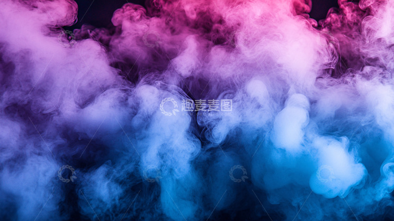 高清大图下载【趣麦麦图】彩色烟雾背景