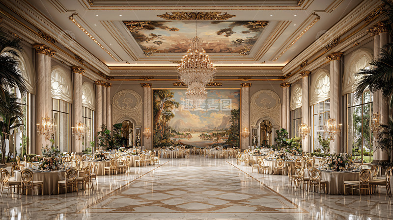 高清大图下载【趣麦麦图】豪华宴会厅