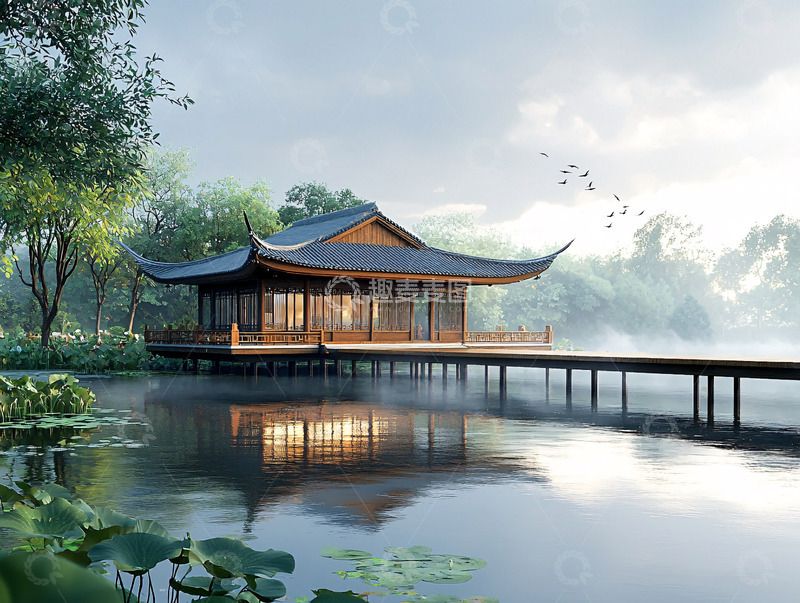 高清大图下载【趣麦麦图】水墨江南