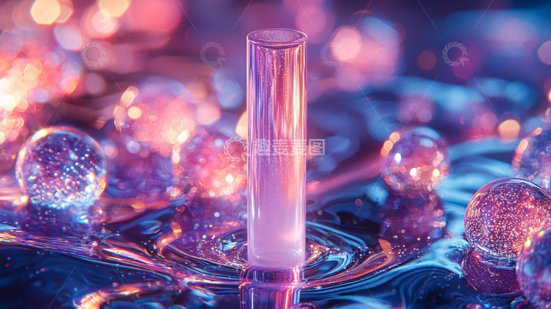 高清大图下载【趣麦麦图】晶莹剔透的魔法柱